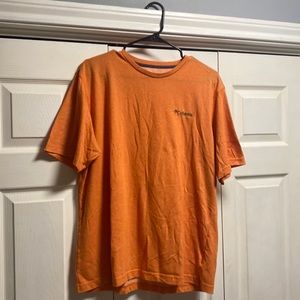 Orange Columbia tee